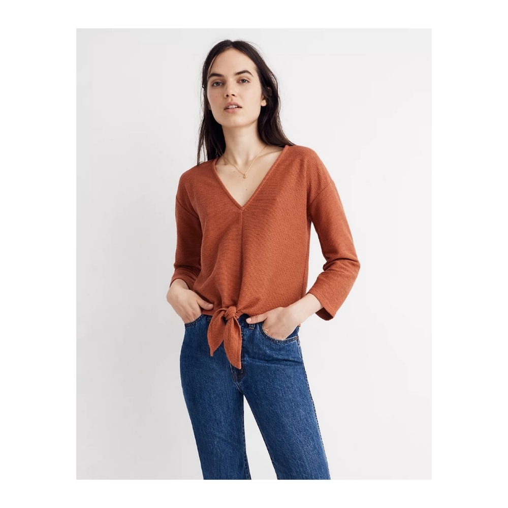 NWT Madewell Burnt Orange Top
